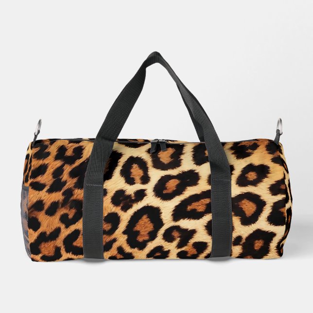 Bolso De Deporte Pequeño Colección de impresión de animales modernos Leopar (Reverso)