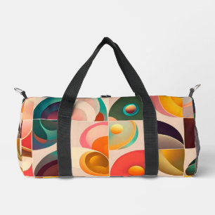 Bolso De Deporte Pequeño Colección de moda retro abstracta
