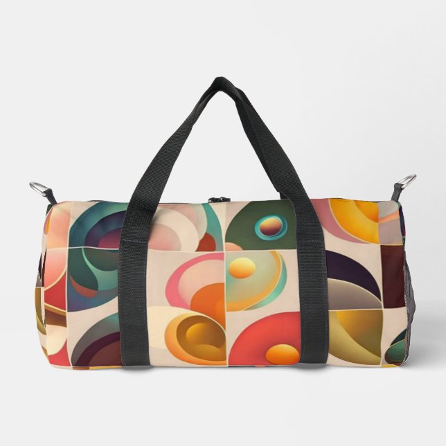 Bolso De Deporte Pequeño Colección de moda retro abstracta (Anverso)