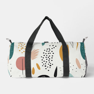 Bolso De Deporte Pequeño Colección de resumen de retro boho moderno