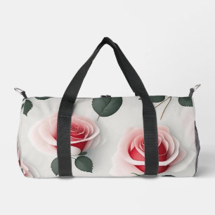 Bolso De Deporte Pequeño Colección de Rosas populares de Love Vintage