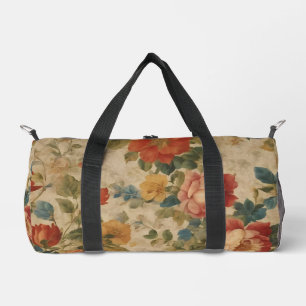 Bolso De Deporte Pequeño Colección de vintage de color de agua floral de mo