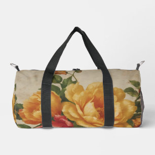 Bolso De Deporte Pequeño Colección popular de vintage de acuarela floral