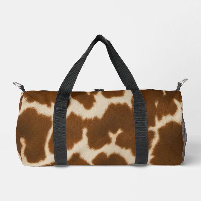 Bolso De Deporte Pequeño Colección popular elegante de cuero falso de vaca (Anverso)