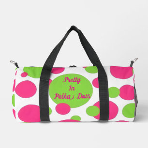 Bolso De Deporte Pequeño Colección Pretty In Polka Dots - Damas