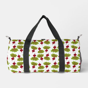 Bolso De Deporte Pequeño Colección Remolacha Fresca Blanco