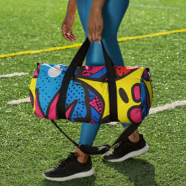 Bolso De Deporte Pequeño Colores de Cómic