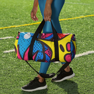 Bolso De Deporte Pequeño Colores de historietas