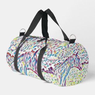 Bolso De Deporte Pequeño Colores de la vida del caballo,