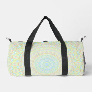 Bolso De Deporte Pequeño Colorido Pastel suave Boho Trippy Hippie Mandala