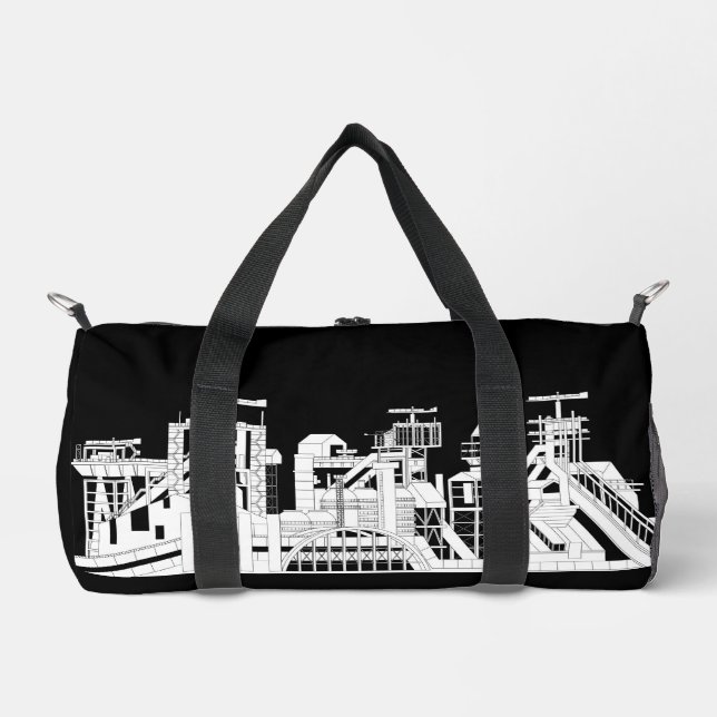 Bolso De Deporte Pequeño Combinación metalúrgica industrial (Anverso)