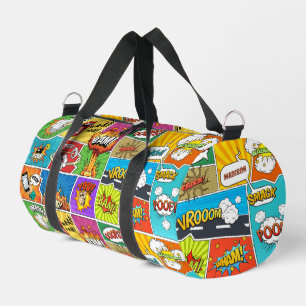 Bolso De Deporte Pequeño Comics de nombres personalizados