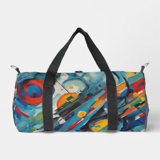 Bolso De Deporte Pequeño Composición abstracta dinámica Colisión celestial