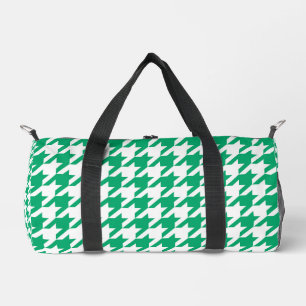 Bolso De Deporte Pequeño Comprobación de la galga verde y blanca
