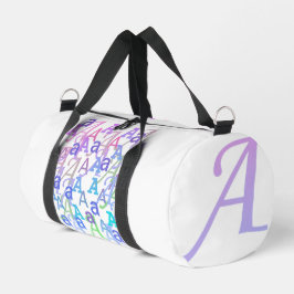 Bolso De Deporte Pequeño Confeti de Letras "A"