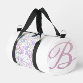 Bolso De Deporte Pequeño Confeti de Letras "B"