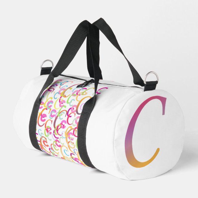 Bolso De Deporte Pequeño Confeti de Letras "C" (Esquina izquierda)