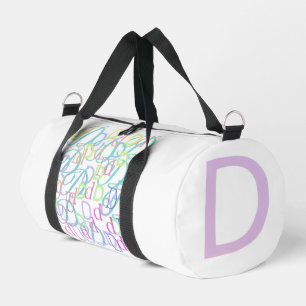 Bolso De Deporte Pequeño Confeti de Letras "D"