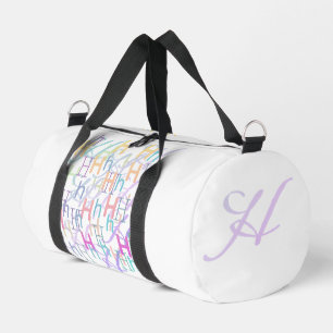 Bolso De Deporte Pequeño Confeti de Letras "H"