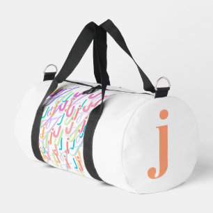 Bolso De Deporte Pequeño Confeti de Letras "J"