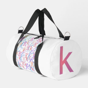 Bolso De Deporte Pequeño Confeti de Letras "K"
