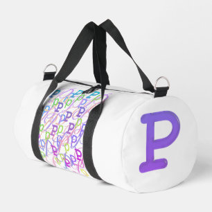 Bolso De Deporte Pequeño Confeti de Letras "P"