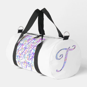 Bolso De Deporte Pequeño Confeti de Letras "T"