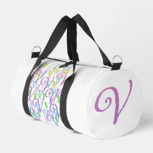 Bolso De Deporte Pequeño Confeti de Letras "V"