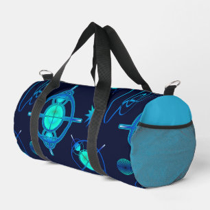 Bolso De Deporte Pequeño Connected Minds Pattern