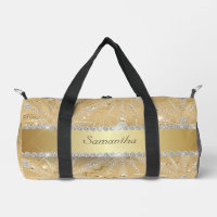 Copo de nieve dorado con nombre personalizado de d
