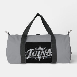 Bolso De Deporte Pequeño Corona de diamantes de lujo LUINA regalo de nombre