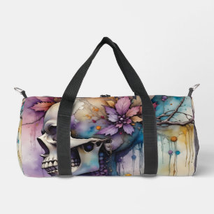 Bolso De Deporte Pequeño Cráneo abstracto