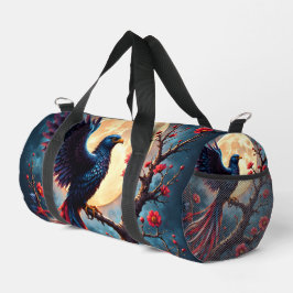 Bolso De Deporte Pequeño Crimsonwing bajo la luz de la luna – Ave de fantas