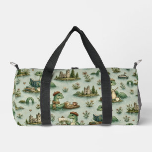 Bolso De Deporte Pequeño Criptídeos Acogedores Nessie Monstruo del Lago Nes