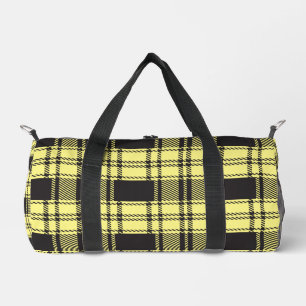 Bolso De Deporte Pequeño Cuadros amarillos