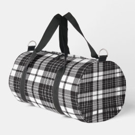 Bolso De Deporte Pequeño Cuadros en blanco y negro