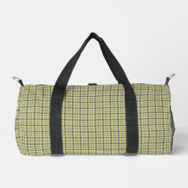 Bolso De Deporte Pequeño Cuadros Verde Lima Patrón Clásico Retro
