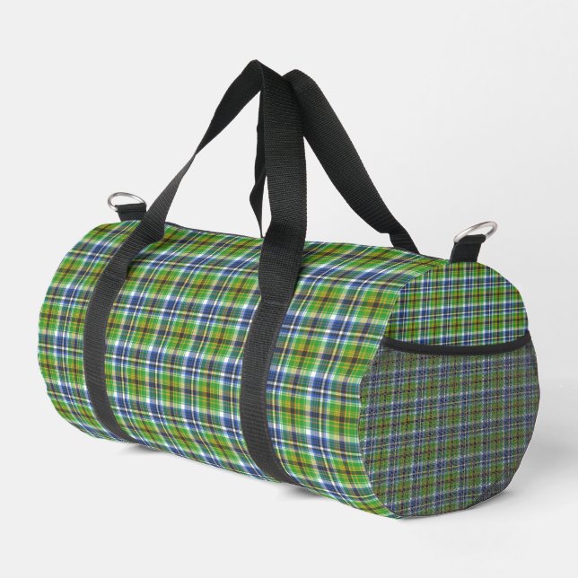 Bolso De Deporte Pequeño Cuadros Verdes  (Esquina derecha)