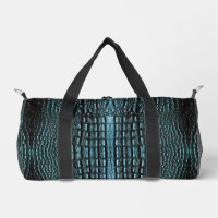 Cuero de lagarto azul