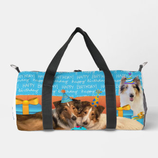 Bolso De Deporte Pequeño Cumpleaños Collie Mamá