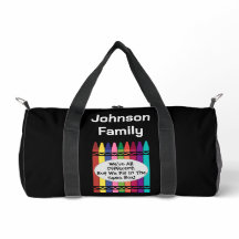 Custom Family Reunion Sport Duffel Bag