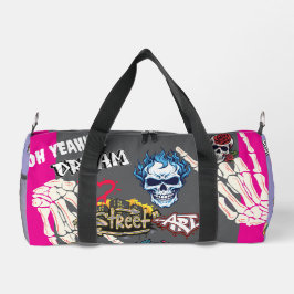 Bolso De Deporte Pequeño Custom name Oh yeah Graffiti Spooky colorful
