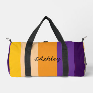 Bolso De Deporte Pequeño Customized Name Colourful Stylish Modern Elegant