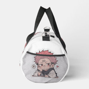 Bolso De Deporte Pequeño Cute Chibi Pouty King Sticker - Kawaii Pelo Rosa