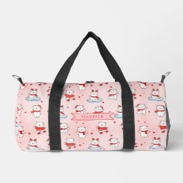Bolso De Deporte Pequeño Cute Christmas Polar Bear 