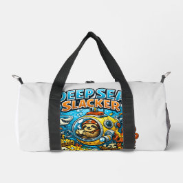 Bolso De Deporte Pequeño Cute Ocean Adventure Humor, Funny Sloth Diving art