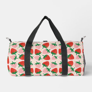 Bolso De Deporte Pequeño Delicias Dulces de Frutas  Rosa Suave