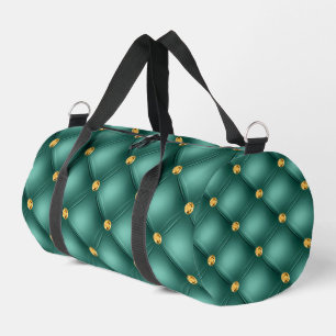 Bolso De Deporte Pequeño Diamante de oro turquesa