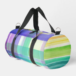 Bolso De Deporte Pequeño Dibujo a Cuadros