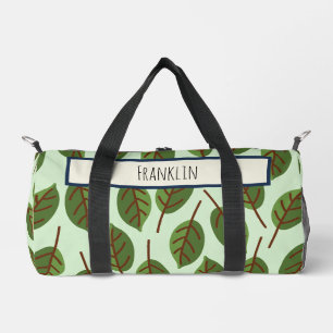 Bolso De Deporte Pequeño Dibujo de naturaleza I Nombre personalizado